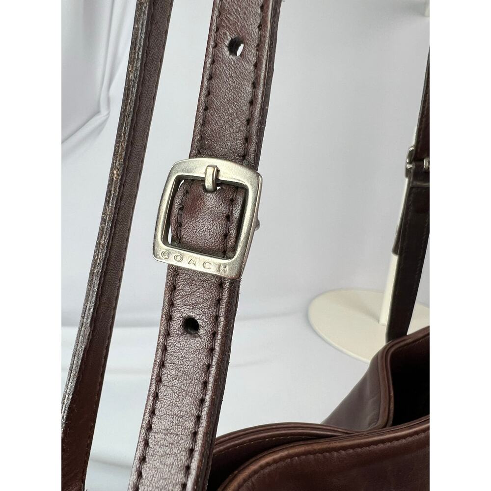 Rare 1998 Vintage Coach Westport Shoulder Bucket Bag Mahogany Brown Leather - Picture 15 of 16